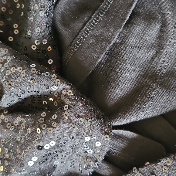 Talbots Black Sequin Sleeveless Top Women's Medium Lined NEW - Picture 9 of 11